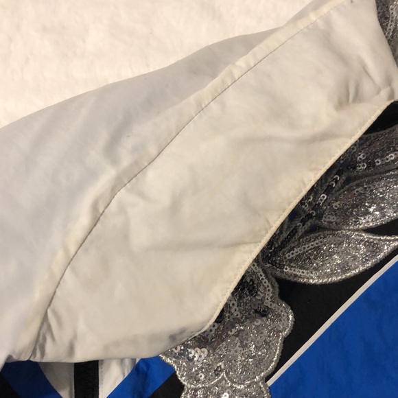 Victoria’s Secret PINK Anorak Windbreaker Jacket Blue with Bling (M/L) - Picture 6 of 16